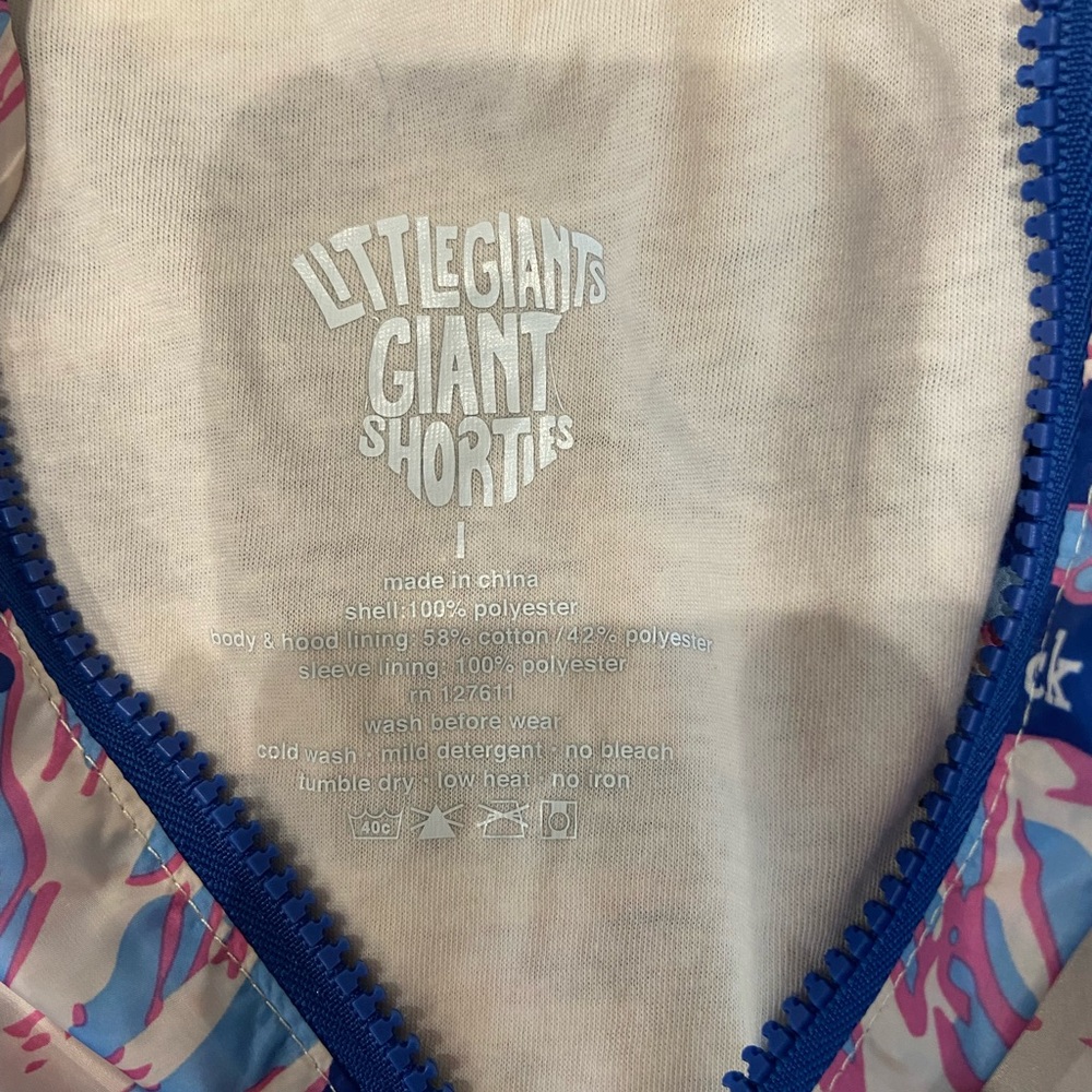 Little giants Giant shorties rain jacket